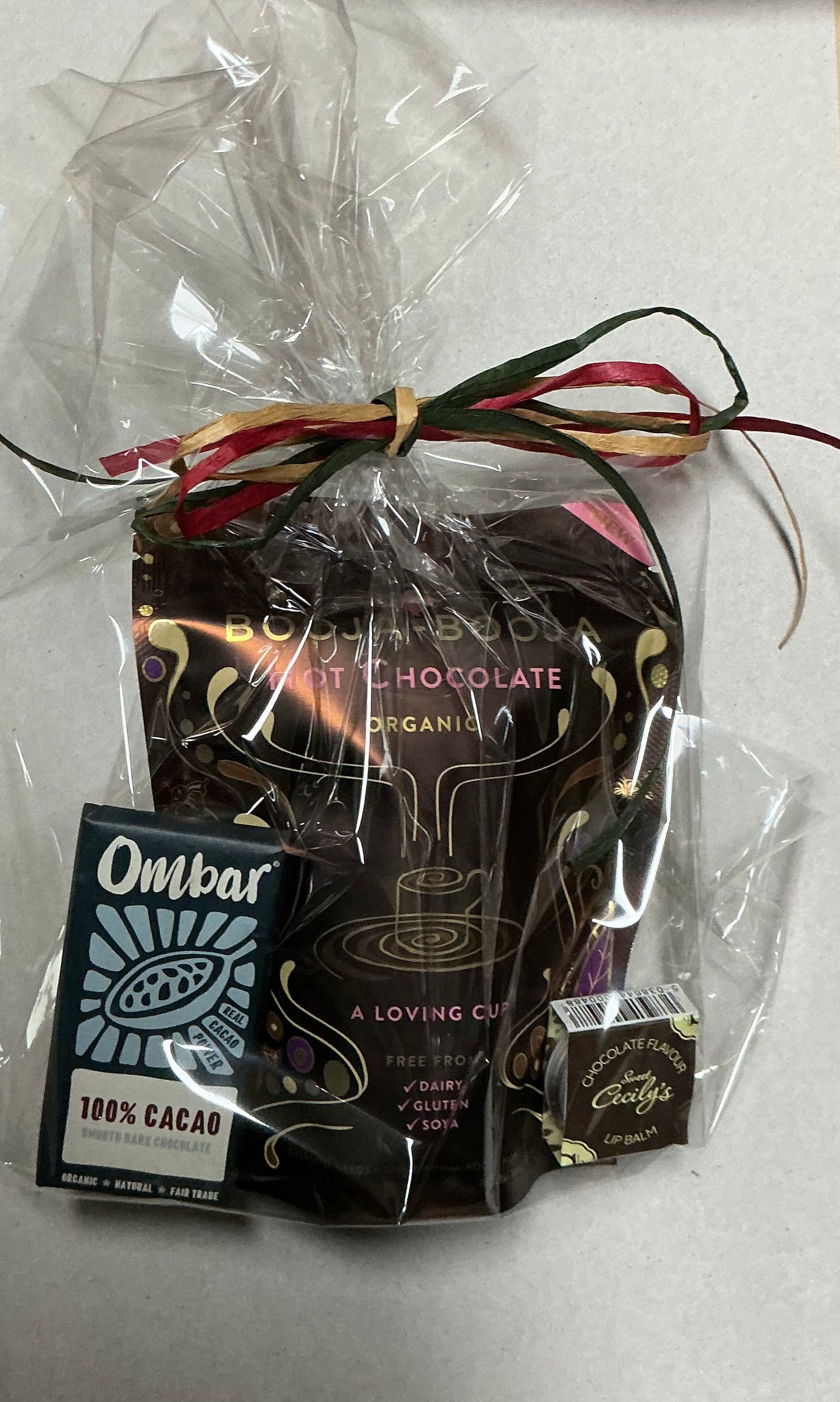 Hot Chocolate gift set with cacao and lip balm