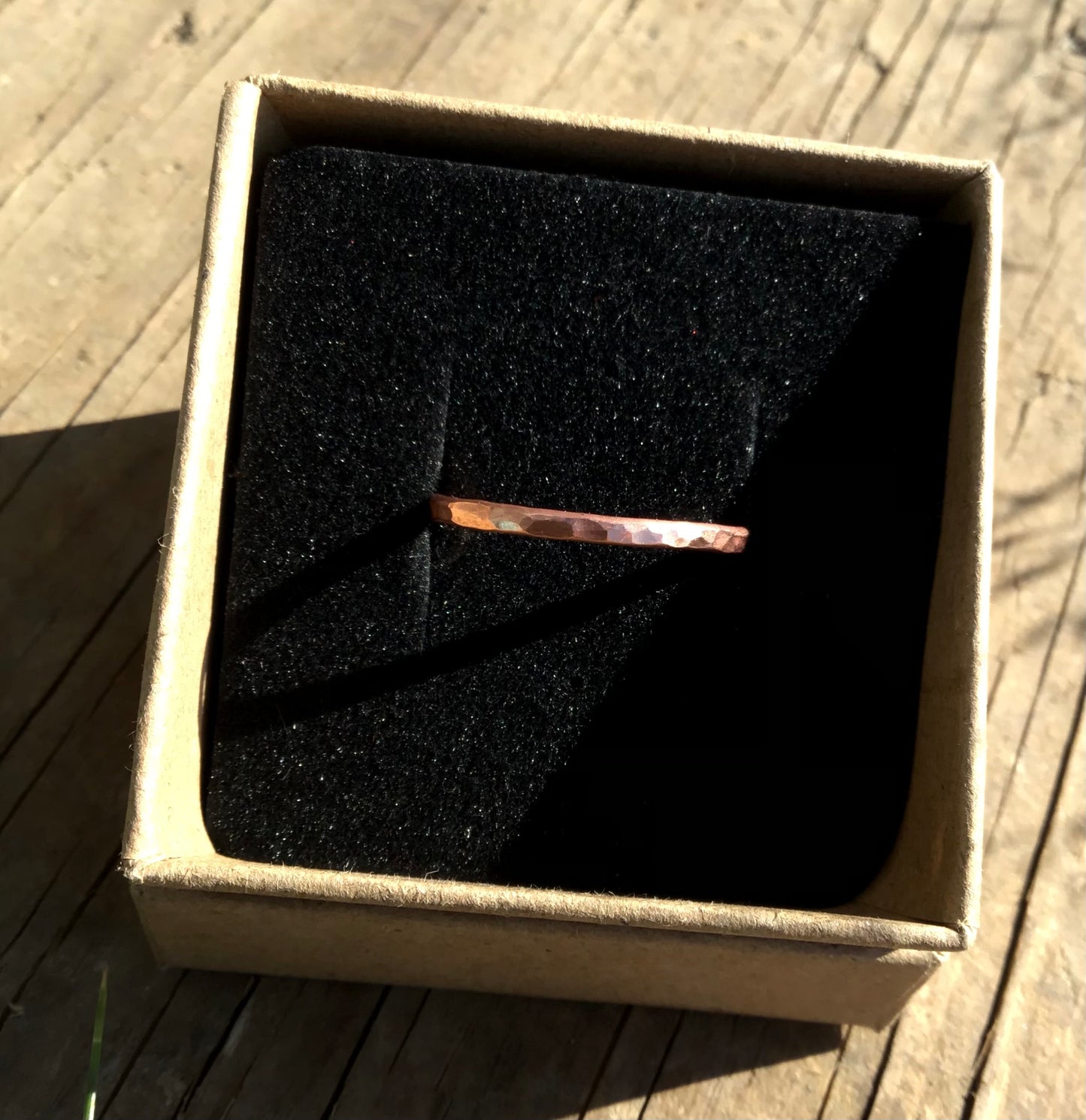 Copper Ring Band A by Maria Silmon The Conscious Jeweller
