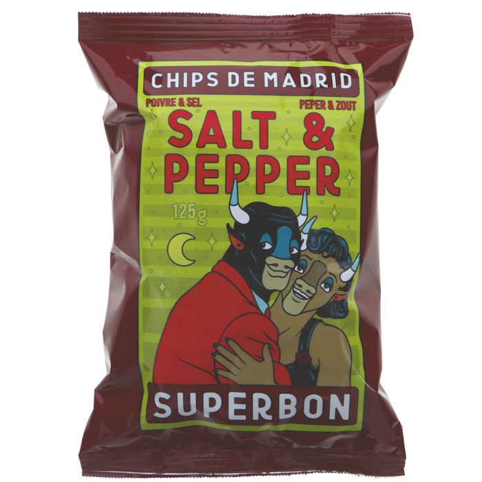 Superbon Chips De Madrid Salt & Pepper Chips - 125g