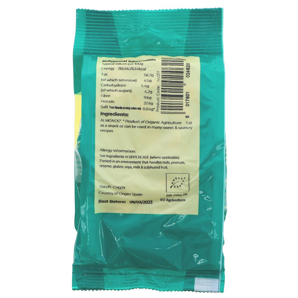 Suma Organic Almonds 125g