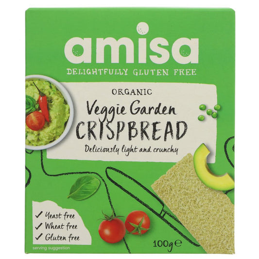 Amisa Organic Veggie Garden Crispbread