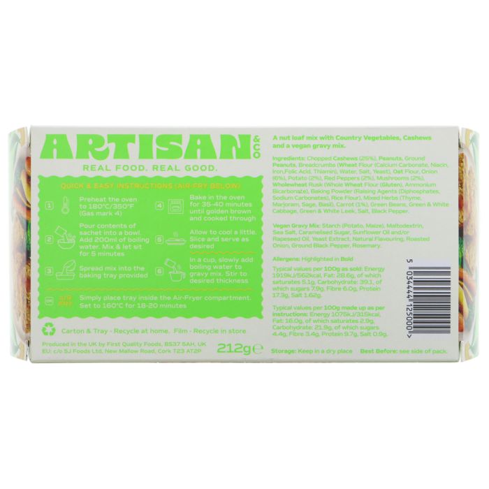 Artisan Nut Roast - Country Veg & Cashew Nut