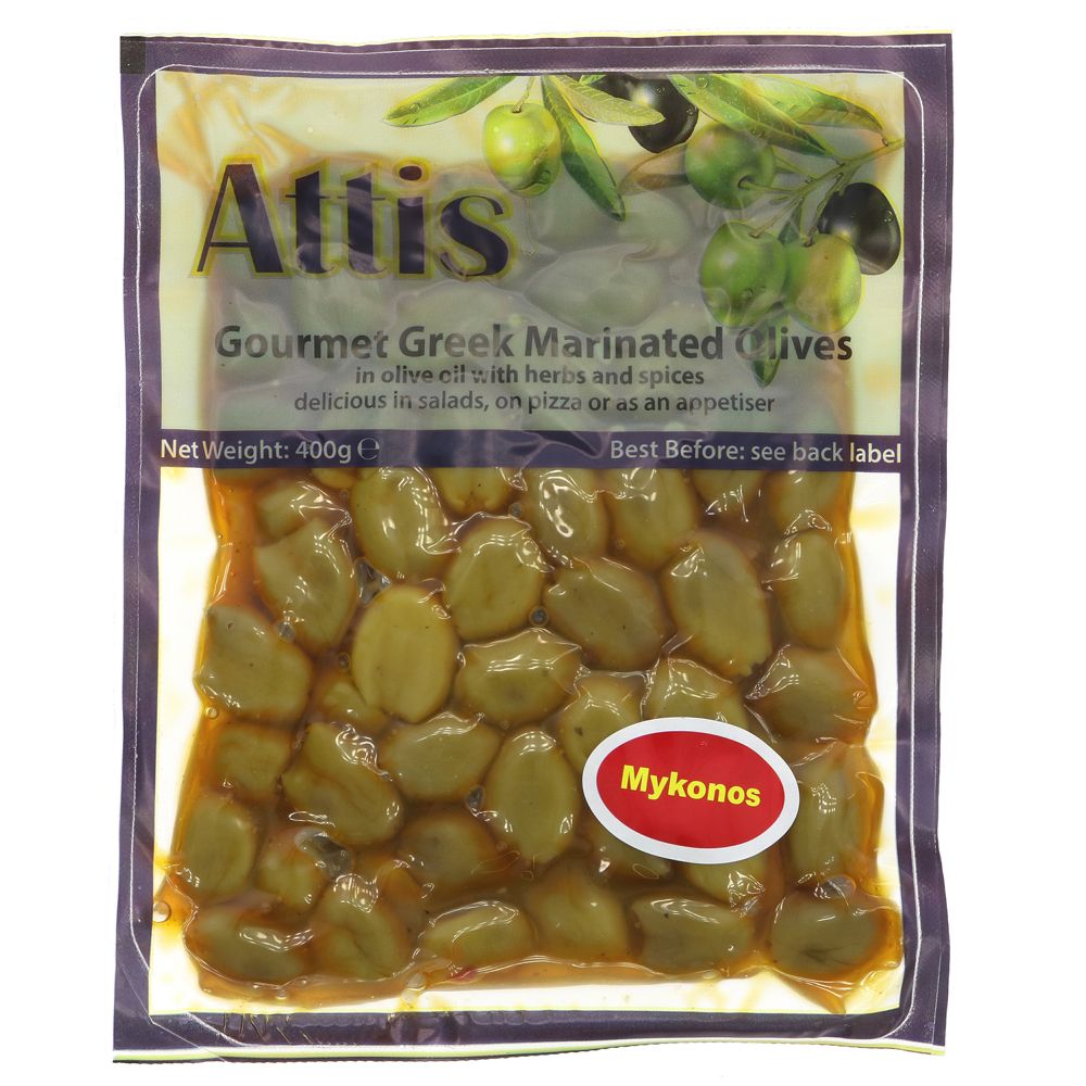 Attis Mykonos Olives 400g