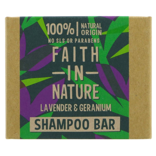 Faith in Nature - Shampoo Bar - Lavender & Geranium