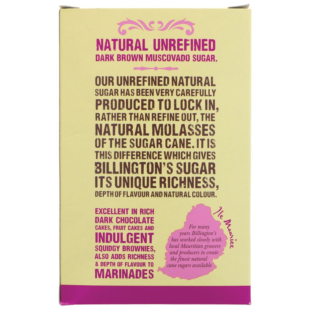 Billington's Dark Muscovado Sugar 500g