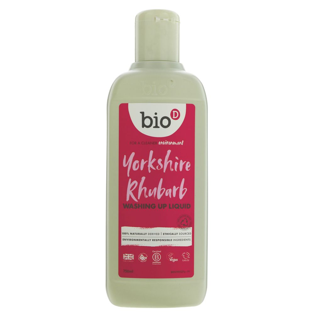 Bio D Washing up Liquid 750ml (Yorkshire Rhubarb)