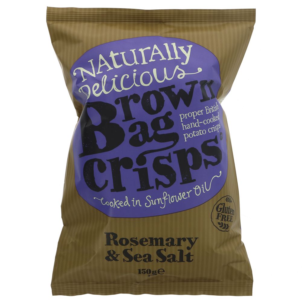Brown Bag Rosemary & Sea Salt Crisps 150g