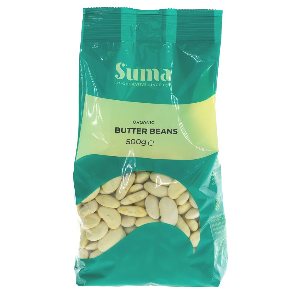 Suma Organic Butter Beans 500g