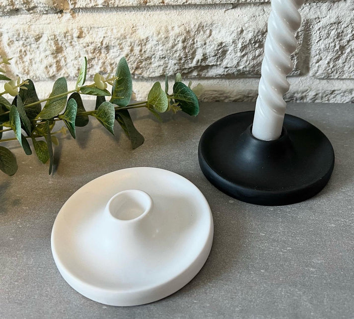 Candle Holder White by EMB Pretty