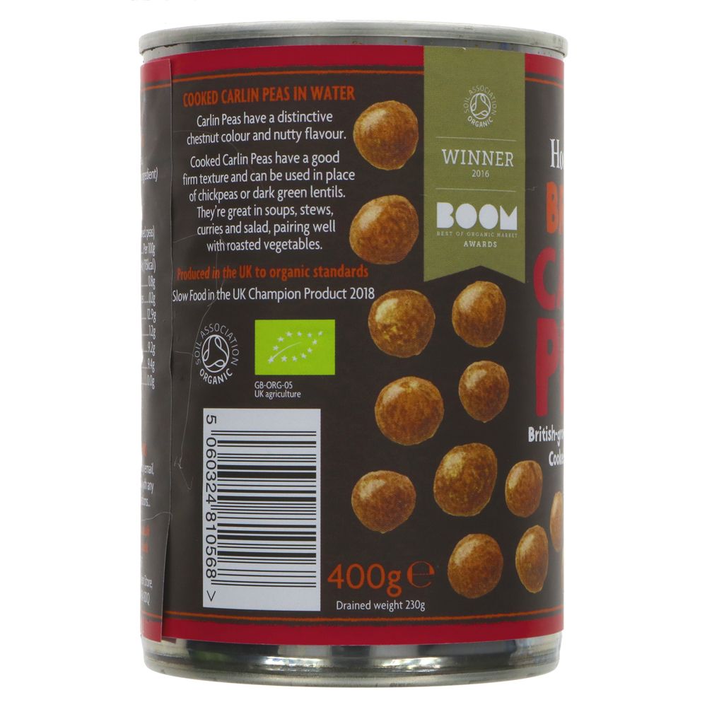Hodmedod's British Carlin Peas 400g