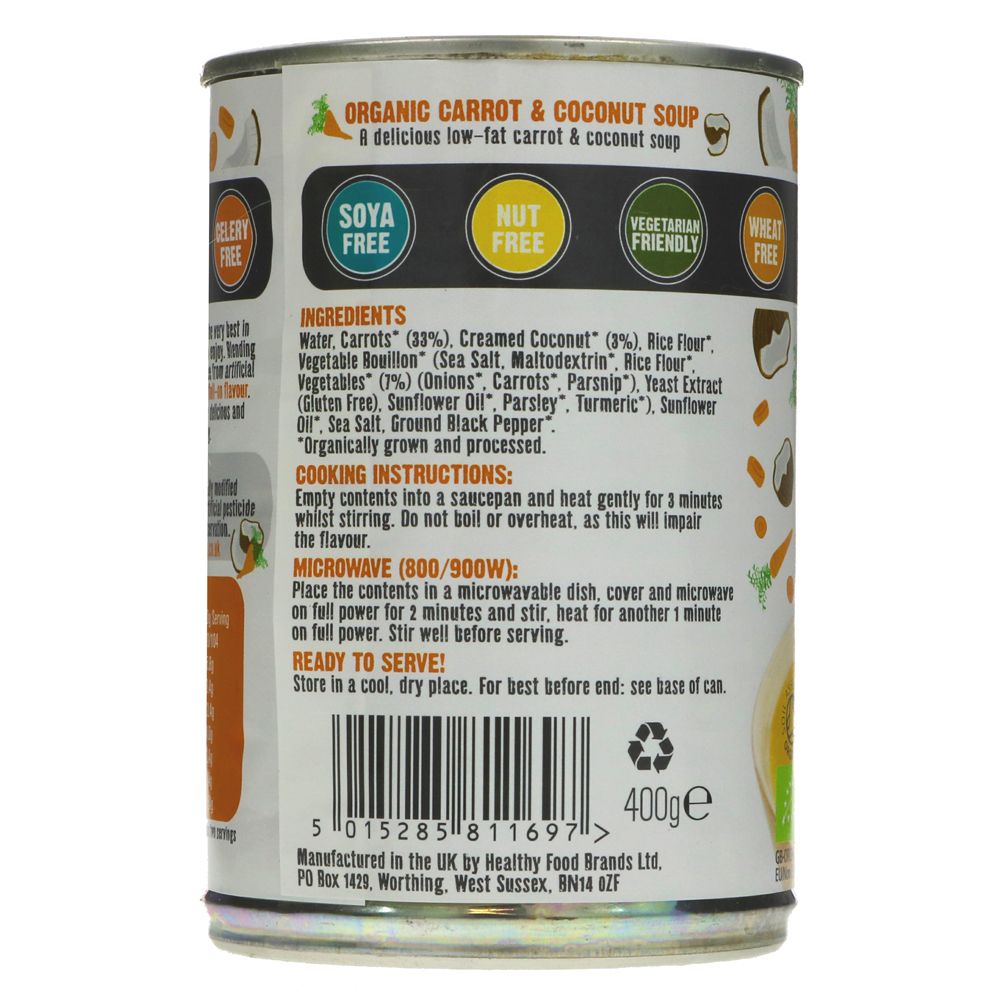 Free & Easy Carrot & Coconut Soup