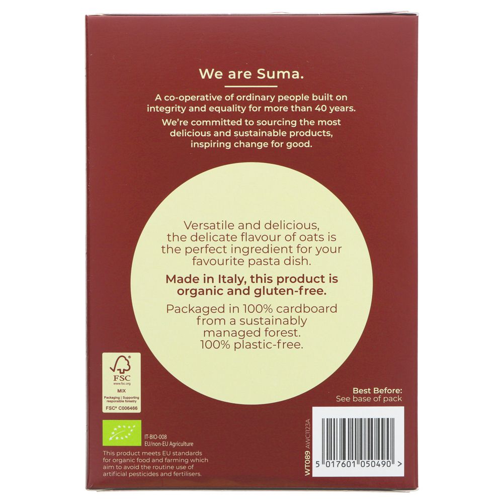 Suma GF Casarecce Oat Pasta 340g