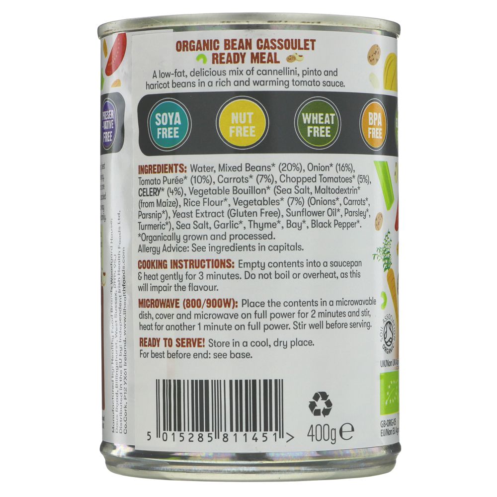 Free & Easy Organic Bean Cassoulet 400g