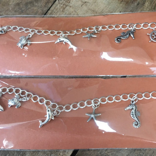 Maria Silmon Seaside Charm Bracelet (on card)