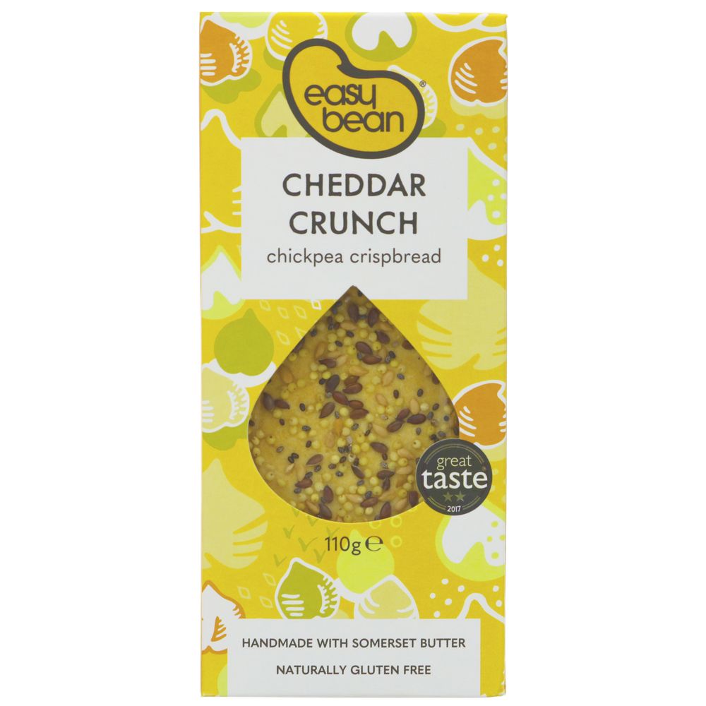 Easy Bean Cheddar Crunch Chickpea Crispbread 110g