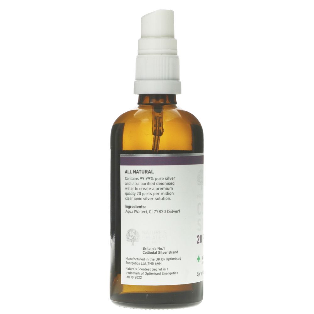 Natures Greatest Secret - Colloidal Silver 100ml Spray