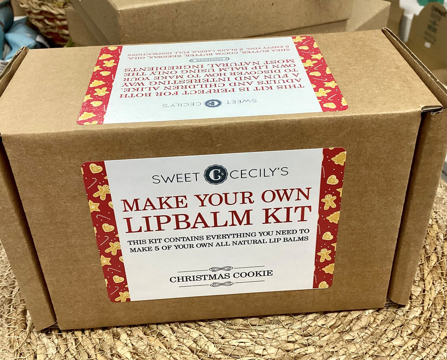 Make your own lip balm kit- Christmas Cookie- Sweet Cecily's