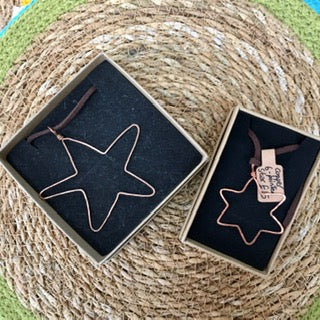 Maria Silmon Copper Star pendant