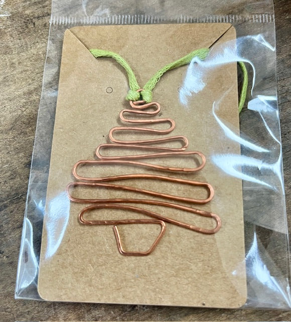 Copper Christmas Tree Decoration - Maria Silmon The Conscious Jeweller