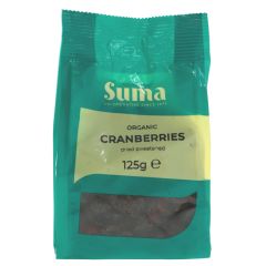 Suma Organic Dried Cranberries 125g