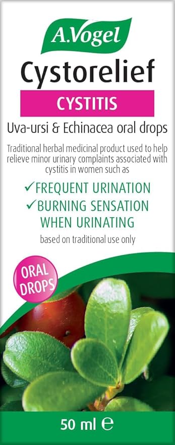 A. Vogel Cystorelief Uva-Ursi & Echinacea Cystitis Oral Drops 50ml