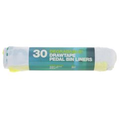 Degradable Drawtape Pedal Bin Liners 30 x 20L d2w