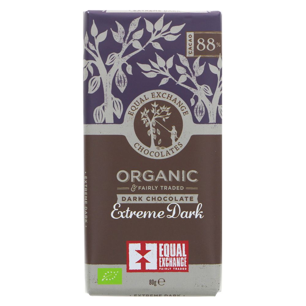 Equal Exchange 88% Extreme Dark Chocolate 80g