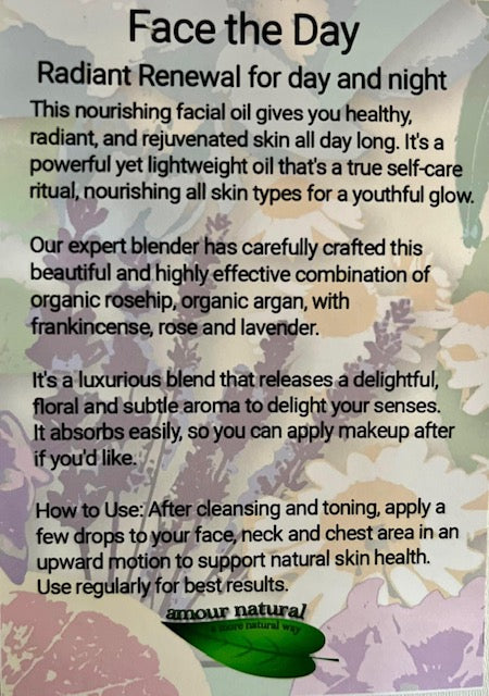 Amour Natural - Face The Day Facial Oil