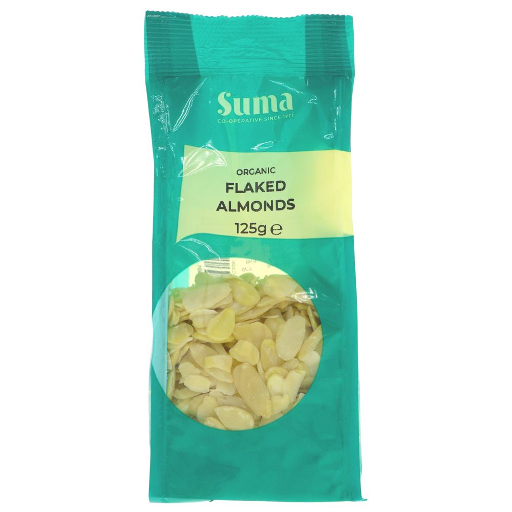 Suma Organic Flaked Almonds 125g