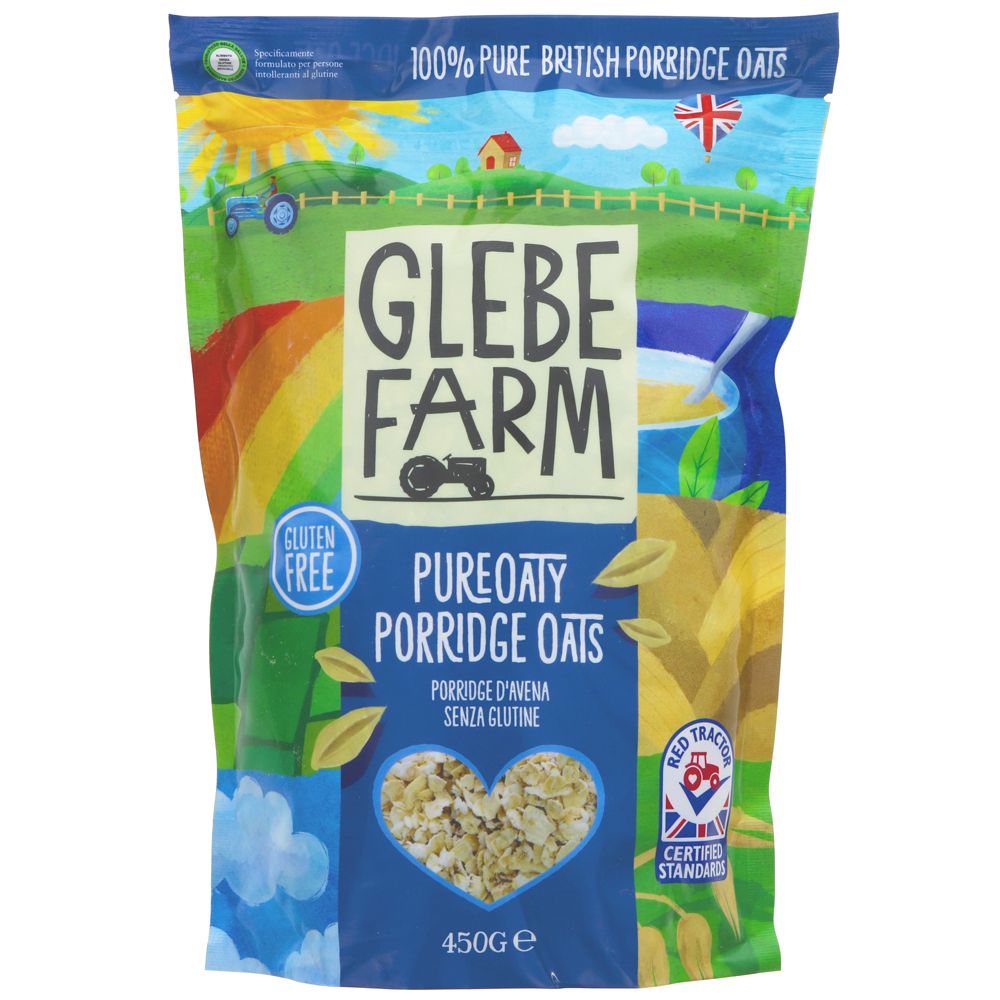 Glebe Farm GF Porridge Oats 450g
