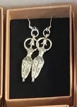 Earrings - Silver Plated by Maria Silmon The Conscious Jeweller