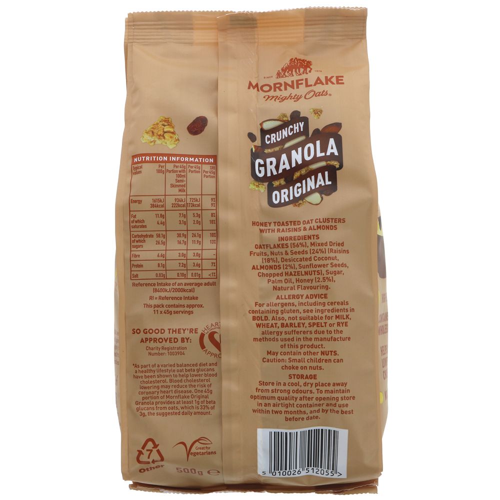 Mornflake Granola Original 500g