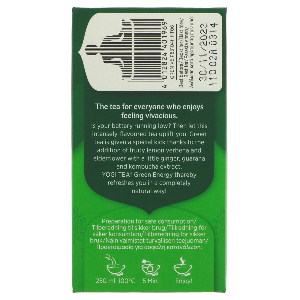 Yogi Green Energy Tea (17 bags)