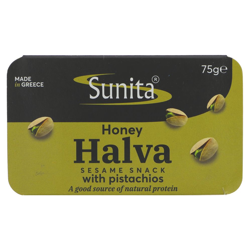Sunita Halva with honey and pistachios 75g