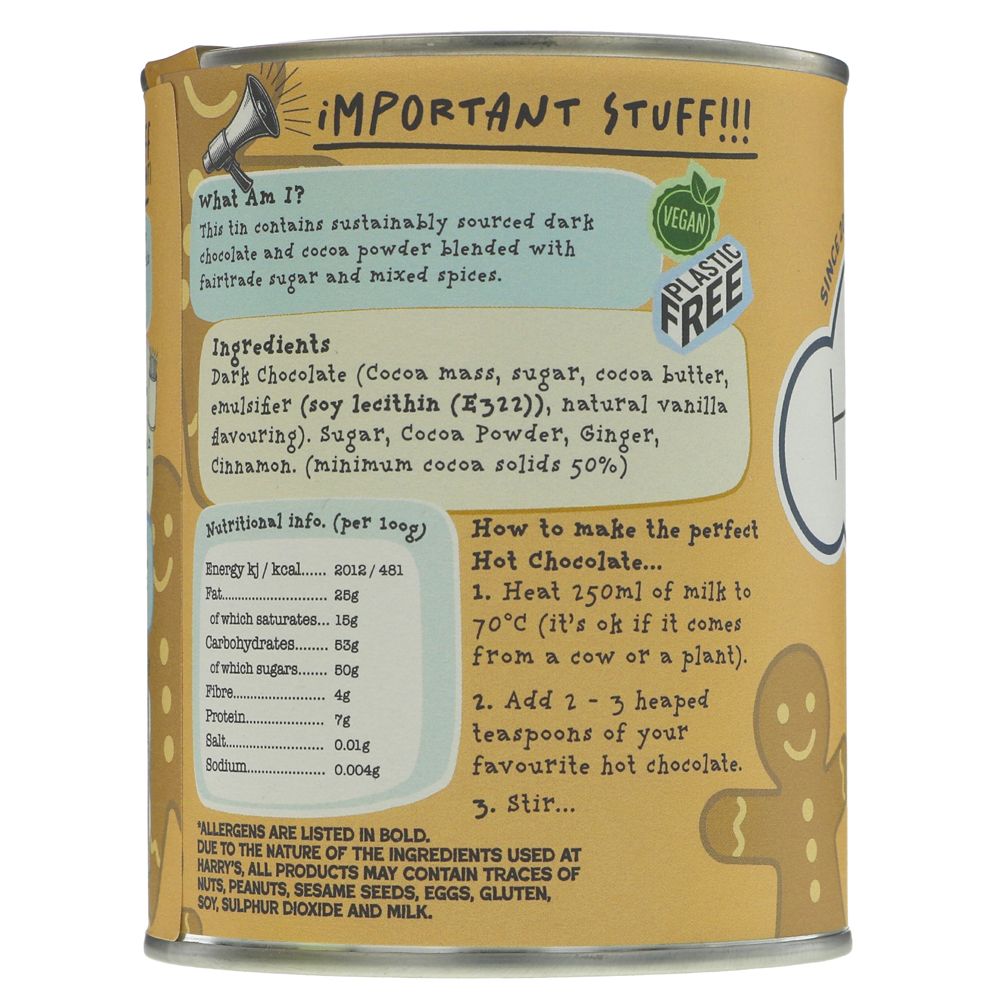 Harry's Gingerbread Hot Chocolate 300g