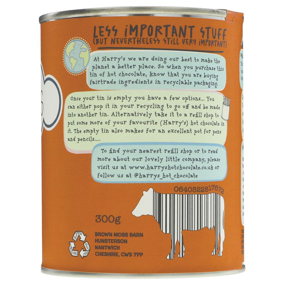 Harry's Orange Hot Chocolate 300g
