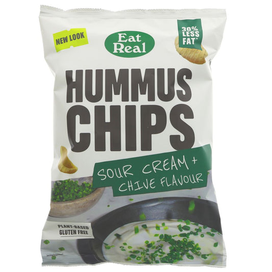 Eat Real Hummus Sour Cream & Chives Chips 110g