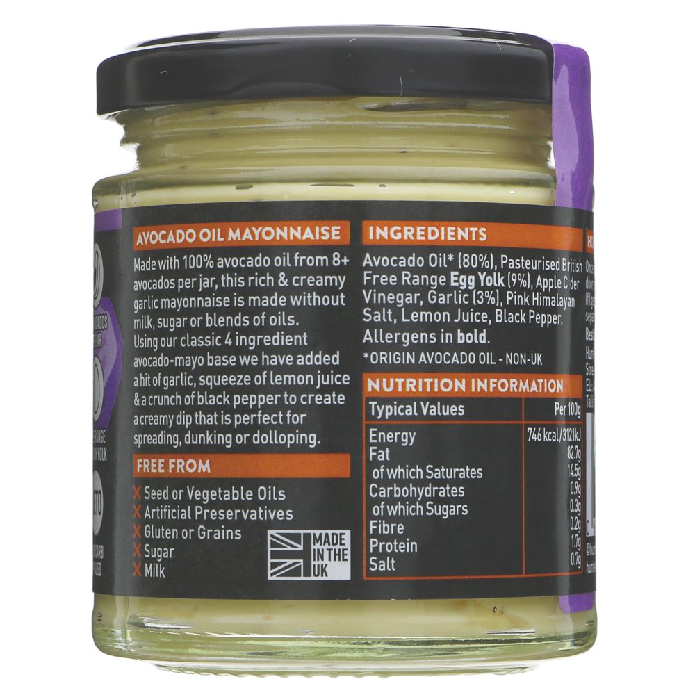 Hunter & Gather Garlic Mayo - 100% Avocado Oil