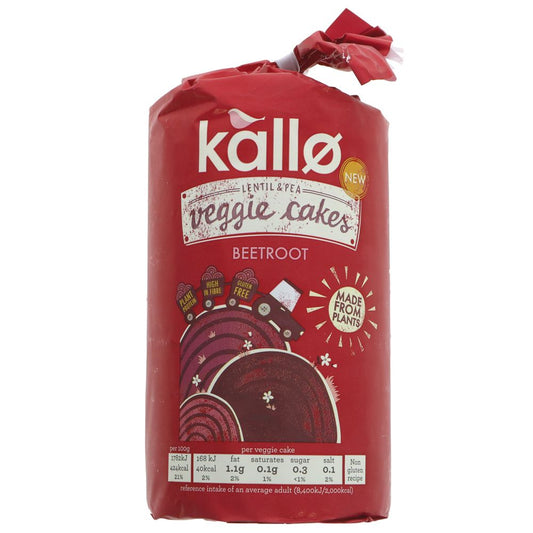 Kallo Beetroot Veggie Cakes