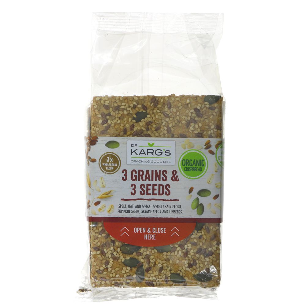 Dr. Karg's 3 Grains & 3 Seeds Crispbread