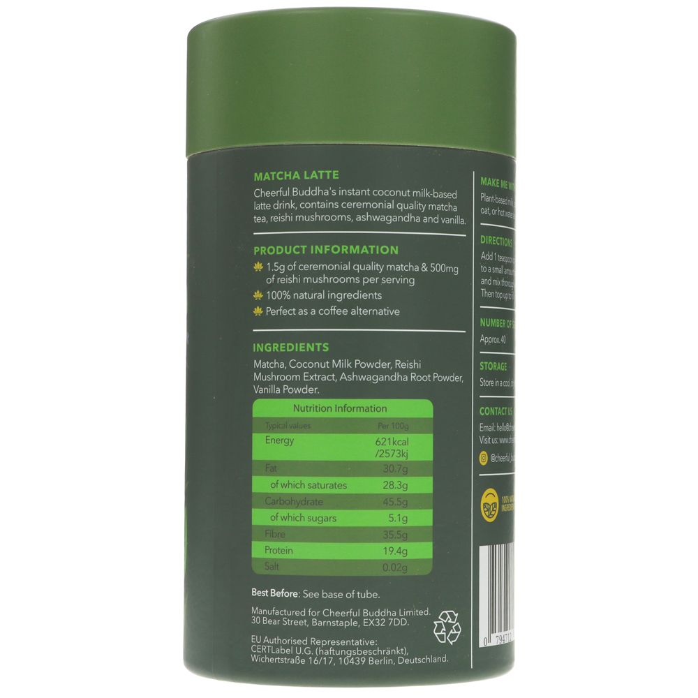 Cheerful Buddha Matcha Latte 150g