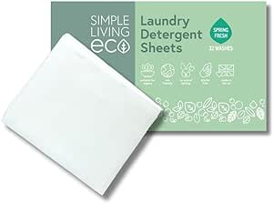 Simple Living Eco Laundry Detergent Sheets (32) Spring Fresh