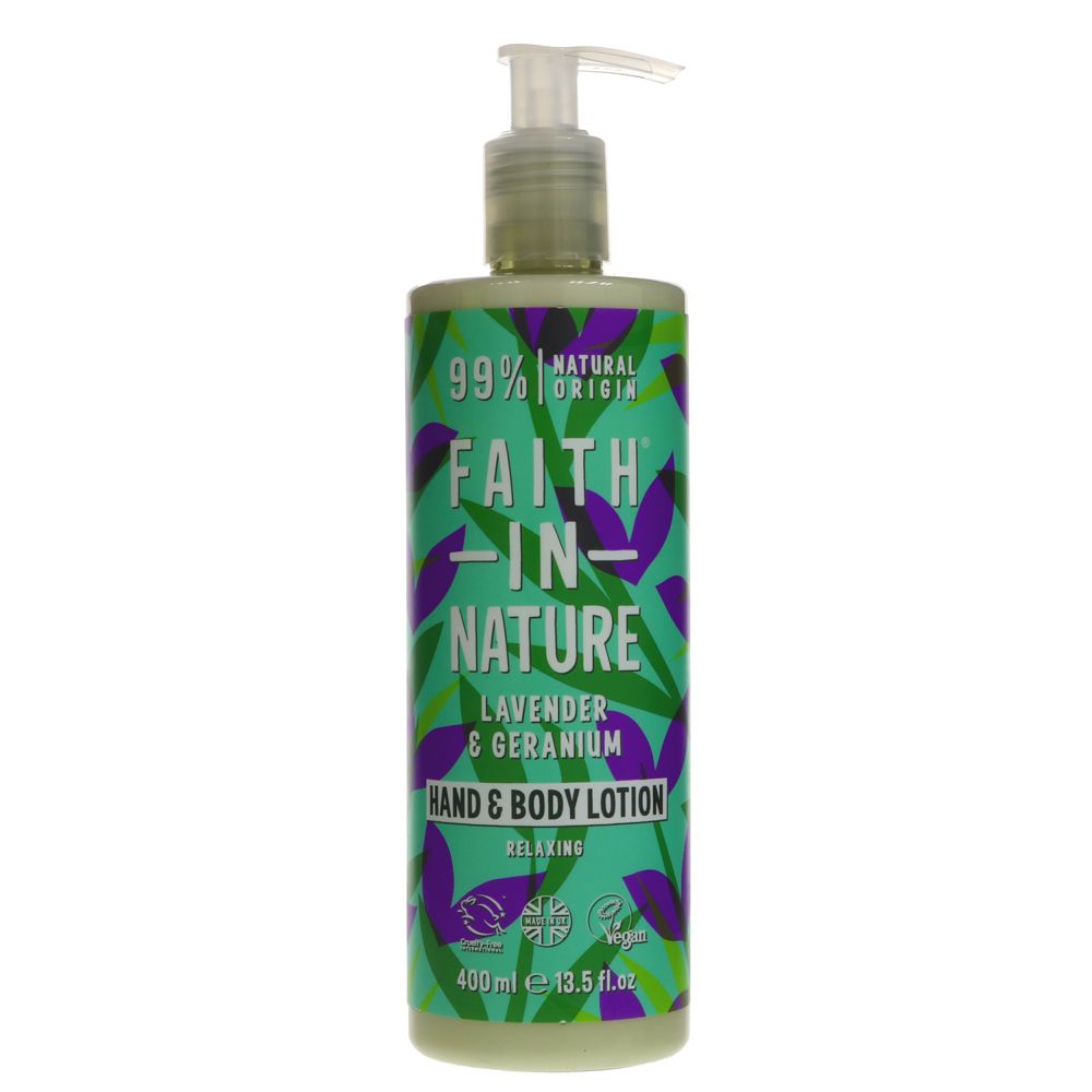 Faith in Nature Hand & Body Lotion Lavender & Geranium