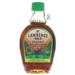St Lawrence Gold Organic Dark Maple Syrup 250ml