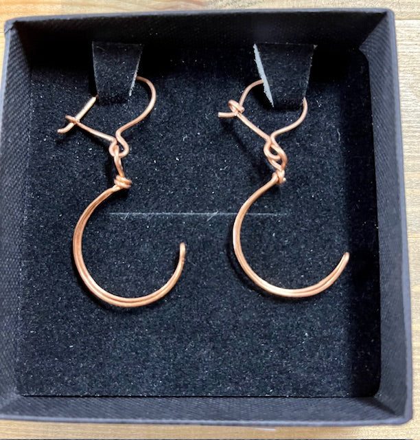 Copper Earrings by Maria Silmon - The Conscious Jeweller