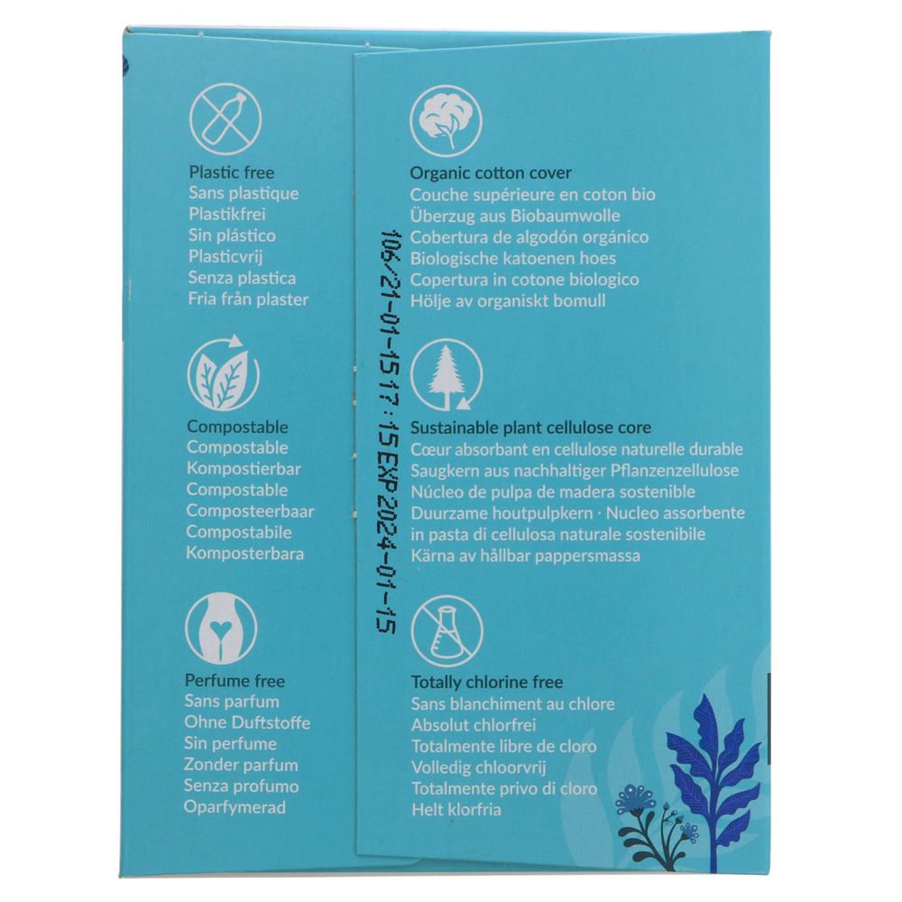 Natracare Ultra Pads with Wings - Regular x14