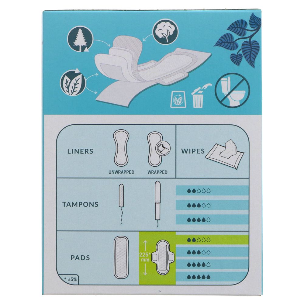 Natracare Ultra Pads with Wings - Regular x14
