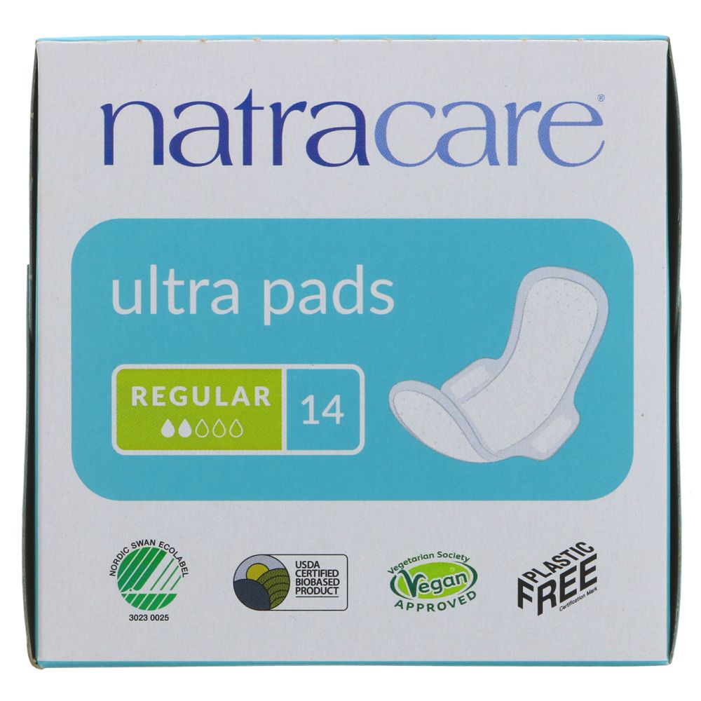 Natracare Ultra Pads with Wings - Regular x14