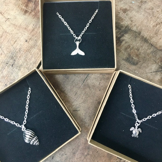 Maria Silmon - The Conscious Jeweller - Seaside Necklace in Box (Silver Plated)