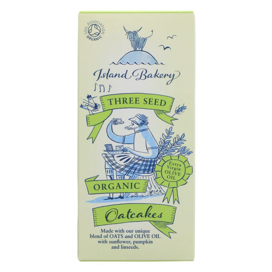 Island Bakery Three Seed Organic Oatcakes 135g